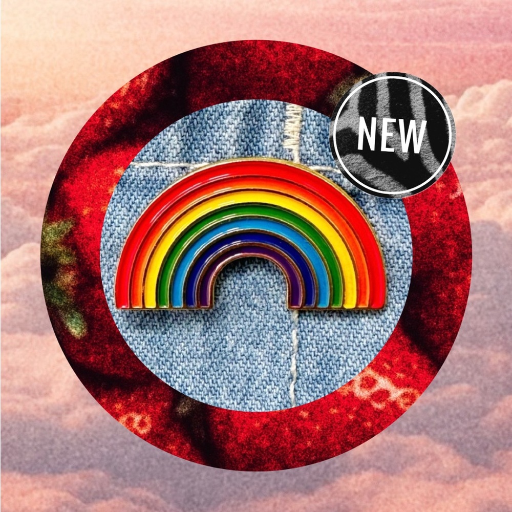 Rainbow Enamel Pin